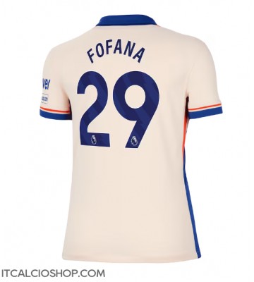 Chelsea Wesley Fofana #29 Seconda Maglia Femmina 2024-25 Manica Corta